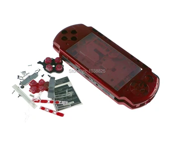 Už PSP3000 PSP 3000 Žaidimų Konsolės pakeitimo pilnas korpusas su lukštais padengti atveju su mygtukų rinkinys ChengChengDianWan