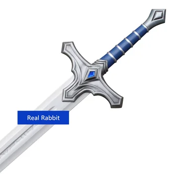 [Juokingi] Metalo pagaminti 1:1 Masto 108cm WOW Stormwind kareivis ginklų Liūtas Skydas ir kardas modelis suaugusiųjų cosplay žaislų kolekcija dovana