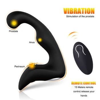 Nuotolinio Valdymo 9 Greičio Prostatos Massager USB Įkrovimo Strapon Vyrams Analinis Vibratorius, Sekso žaisliukai Vyrams, Moterims suaugusiųjų Žvakės Produktus