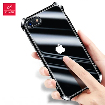 XUNDD Telefono dėklas Skirtas iPhone SE 2020 Atveju Verslo atsparus smūgiams oro Pagalvė Skaidrios TPU Apsauginiai Padengti iPhone7 8 SE 2020 Atveju