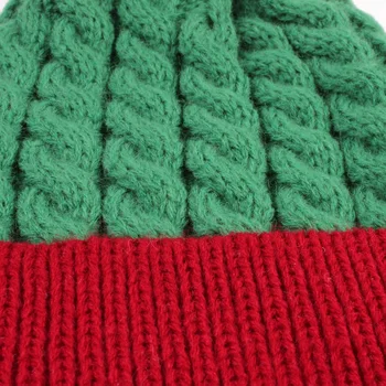 2020 m. rudens žiemos kalėdų kūdikis megzti skrybėlę žiemą laikyti šiltai baby girl vilnos kepurė kūdikiui berniukas skrybėlę Kalėdų dovana kūdikiui 0-3 metų amžiaus