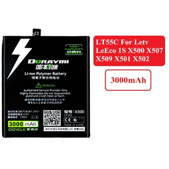 DORAYMI LT55C LT55B LT633 LTH21A Baterija LeEco LeTV Le MAX 2 1S 1 Max X820 LeMax2 X500 X600 X900 Telefono Baterijos Pakeitimas