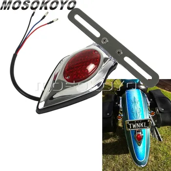 Motociklo Ašaros Derliaus Integruoti LED Žibintai LED Licenciją Plokštelės Šviesos Stop Lempa Kawasaki Vulcan Kelių Star VTX VN