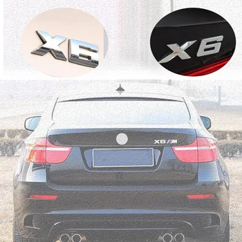 Automobilių logotipą, galiniai ženklelis lipdukas lipdukas X1 X3 X4 X5 X6 GT priedų formos 3D 