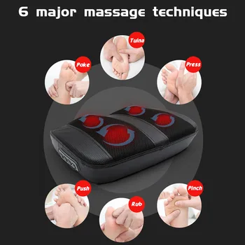 Elektros Foot Massager Shiatsu 3-Mode Minkymo Kojos Blauzdos Kojų Padų Body Massager Su Infraraudonųjų Spindulių Šildymo Roller Masažo Aparatas
