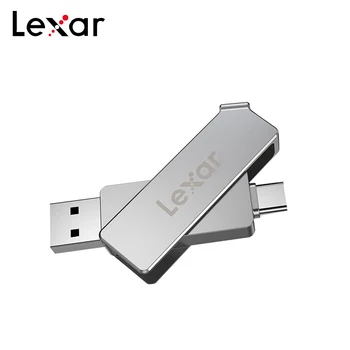 Lexar JumpDrive D30c Memory Stick 32GB 64GB 128 GB Flash Diską, USB 3.1 C Tipo Dual Flash Drive Type A U Disko Telefonas/Kompiuteris