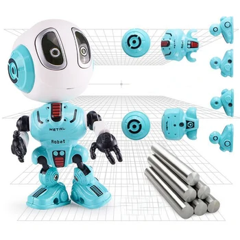 Mini LED Akis Vaikams Robotas Žaislas Švietimo Kalbėti Garso Įrašymo Juda Bendras Mielas Dovana, Juokinga Modelis Ornamentu Vaikams