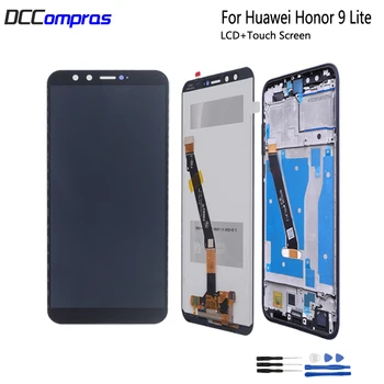 Originalą Huawei Honor 9 lite LCD Ekranas Jutiklinis Ekranas LLD-AL00 AL10 TL10 L31 skaitmeninis keitiklis Remontas, Dalys Garbę 9 lite LCD