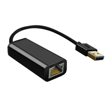 USB Ethernet Adapter USB 3.0-2.0 Tinklo Kortelę, RJ45 LAN (10/100/1000) Mb PC Win7/Win8 Win10 Xiaomi Nešiojamas Ethernet USB