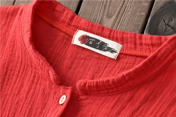 2018 karnienos kailis ilgas dizaino marškinėliai Cardigan medvilnė, lino palaidinė outwear mygtuką rudens dress blusa didelis apačioje