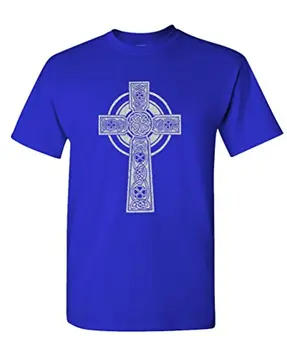 T-Shirt Vyrams Aukštos Kokybės Žmogui Geriau Tee Marškinėliai - Keltų Kryžius - Vyrai Medvilnės, T-Marškinėliai, Palaidinukė