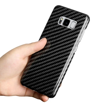 Mcase Prabangos Nekilnojamojo Anglies Pluošto Case Cover for Samsung Galaxy S8 S8 Plius 
