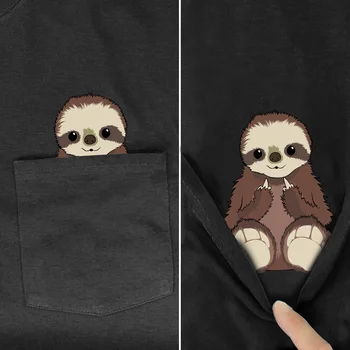 PLstar Kosmosas Marškinėliai vasaros kišenėje Rūkymas Pandos atspausdintas t-shirt vyrams, moterims marškinėliai topai juokinga medvilnės juoda tees
