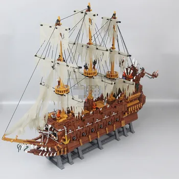 Karalius 3652 VNT 83015 Kūrybos Karibų Piratai Laivo Modelį, skrajojantis Olandas 