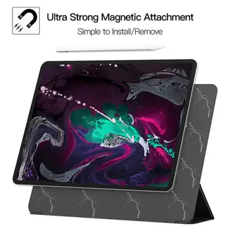 Magnetinio Smart Case for iPad Pro 11 colių 2020 Dangtis, 3 kartus Stovėti Atveju Magnetinio Tvirtinimo Dangtelis, skirtas 