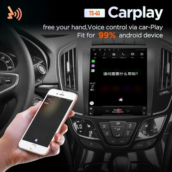 Android 10.0 automobilių gps multimedia stereo radijo grotuvas už buick Naujų opel insignia 2013-2017 metų navigacijos sistema