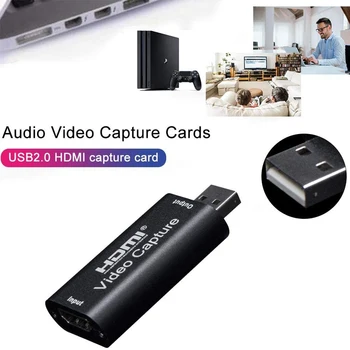 Nešiojamų HDMI USB; Garso ir Vaizdo įrašymo plokščių 1080p USB2.0 Aukštos raiškos Įsigijimo, Gyvas Transliavimas
