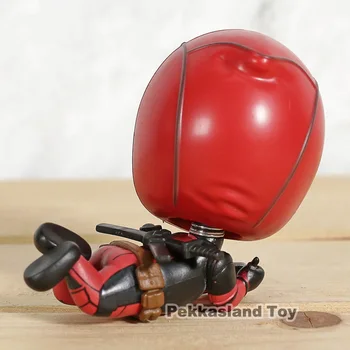 Karšto Žaislai Cosbaby Veiksmų Skaičius, Deadpool Q Versija Bobble Head PVC Kolekcines Modelis Žaislas