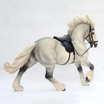 Apie 53CM modeliavimas PVC Sharma Karo žirgas Stovai Arklių gyvūnų modelio mount Vaikams suaugusiųjų Žaislai, namų puošybai Rinkti Dovanas