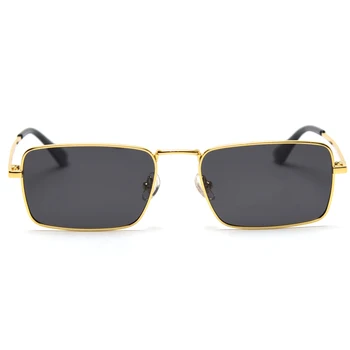 Peekaboo metalo akiniai vyrų poliarizuota orange 2021 mažas kvadratas akiniai nuo saulės moterims, aukso aukštos kokybės dovanos retro stiliaus