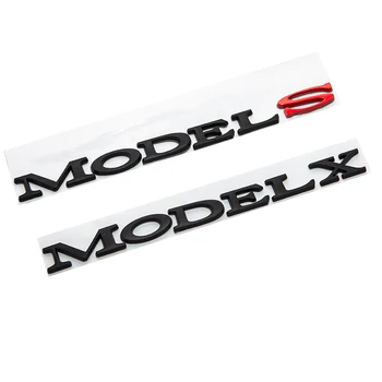 Automobilių Laišką Ženklo Automobilių Reikmenys Lipdukas Raidžių Uodegą Modelis 3 X S Space X P100D Dual Motor