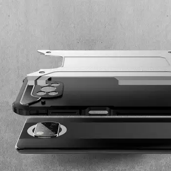KEYSION Telefoną Atveju POCO X3 NFC Atvejais Sunkiųjų atsparus smūgiams Dual Layer Atgal Atveju Xiaomi POCO X3 NFC F2 Pro X2