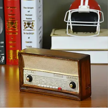 Naujas!Vintage Stiliaus Radijo Modelio Antikvariniai ieško Dervos radijo pelėsių Dervos Artcraft Kavos Baras dekoras