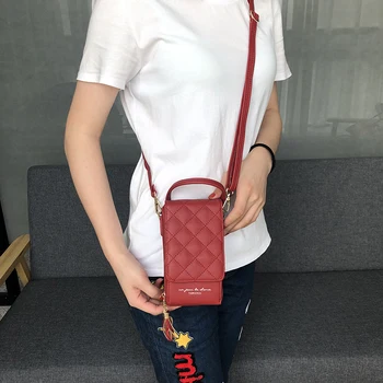 UOSC Prabanga Pečių Maišą Telefoną Kišenėje Mini Krepšys Crossbody Moterų Odos Ponios Rankinėje Mažos Rankinės Nešti Moterų Krepšys