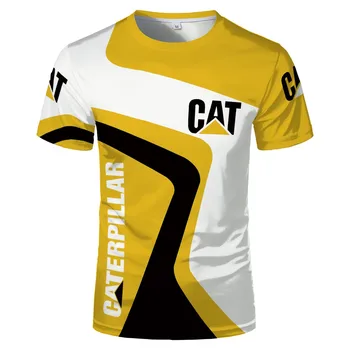 Cat, caterpillar 3dT Marškinėliai vasarą Animacinių filmų avatar atspausdintas t-shirt vyrams, moterims marškinėliai viršūnės juodos medvilnės tees Mados Trumpas rankovės
