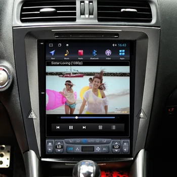 Tesla Automobilių DVD Lexus IS250/IS300/IS350 (2006-2011 m.) Automobilio Radijo Multimedia Vaizdo Grotuvas, Navigacija, GPS Android 10.0 dvigubas din