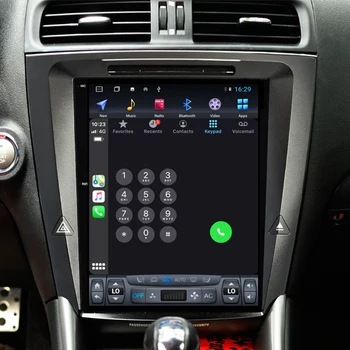 Tesla Automobilių DVD Lexus IS250/IS300/IS350 (2006-2011 m.) Automobilio Radijo Multimedia Vaizdo Grotuvas, Navigacija, GPS Android 10.0 dvigubas din