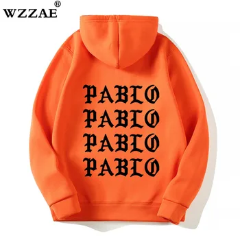 Aš Jaučiu, Kaip Paulius Pablo Kanye West Prakaito Homme hoodies Vyrų Palaidinukė Hoodies Hip-Hop Streetwear Bliuzono Pablo Hoodie
