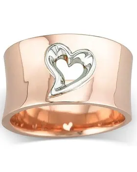 Rose Aukso Meilė Širdies Juostos Žiedas Moterims Valentino Dienos Dovanų bižuterijos Vestuvės Vestuvinis Žiedas 2019 Naujas