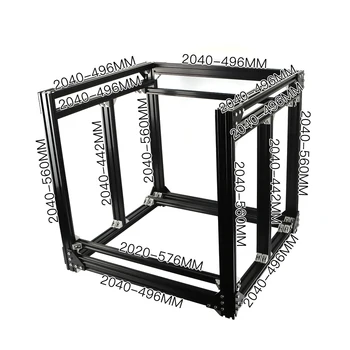 BLV mgn Cube 3D Spausdintuvas Aliuminio Ekstruzijos Kadrų, Pilnas Komplektas, Riešutai Varžtas Atramos Kampas, Skirtas 