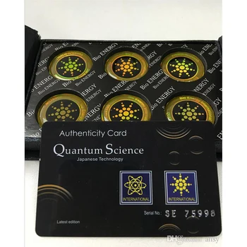 3 dėžes (18pcs) Skaliarai Quantum Shield Energijos Lipdukas su Neigiamų Jonų Stabdžių Radiacinės Apsaugos nuo EML Sintezės Telefono aplinkosaugos ¾enklelis