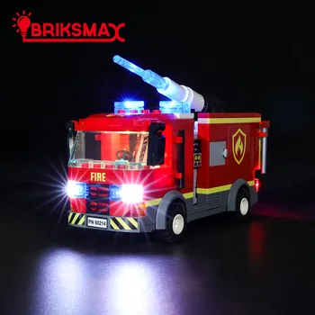 BriksMax Led Šviesos Rinkinys 60214 Mėsainiai Baras Priešgaisrinės Gelbėjimo，(neapima Modelis)