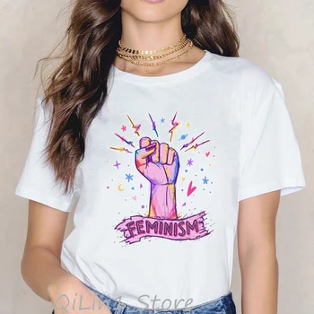Juokinga Feminizmas t marškinėliai moterims Feminizmo marškinėlius moterų vasaros drabužių 2019 grafinis tees streetwear hipster viršų moteriška t-shirt