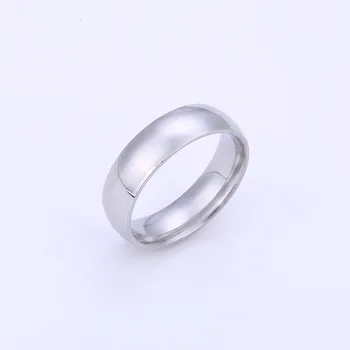 Viduje ir už jos ribų lanko titano plieno, nerūdijančio plieno žiedas paprasta meilė sporto žiedas ...