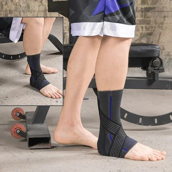 1piece dėl kulkšnies parama diržo neelastinga reguliuojamas kojų apsaugos tvarstis anti-sausgyslių patempimas sporto treniruoklių kulkšnies apsauga