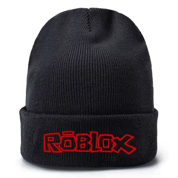 2021 Robloxs Žiemos Beanies Unisex Vilnos Megzti Skullies Skullies Šiltas Hip-Hop Skrybėlę Suaugusių Vyrų, Moterų, Kalpokių Elastinga Kepurės Dovana