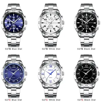 2021 Naujas CHENXI Prabangos Prekės ženklo Laikrodžiai Vyrams Kvarco Mados Atsitiktinis Vyras Sporto Žiūrėti Visą Plieno Kariniai Laikrodžiai Relogio Masculino