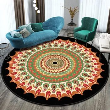 Naujas mados Mandala kilimų miegamojo lovos, vonios kambarys, kompiuterio kėdė, neleidžiančioms slysti kilimėlis grindų kilimėlis romantiška namų puošybai kilimas