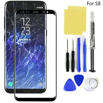 Pakeitimas Priekinio Stiklo Objektyvas Ekrano LOCA Klijų Rinkinys Samsung Galaxy S8 S10 Plus Jutiklinis Ekranas Telefono Mobiliuoju Telefonu Dalys