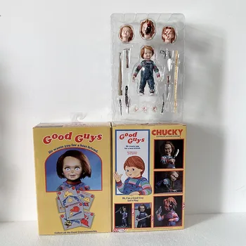 10cm, 4inch NECA Childs Play Gera Vaikinai Ultimate Chucky Veiksmų Skaičius, Kolekcines, Modelis Žaislas, Lėlė