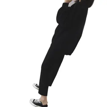 2020 M. Žiemos Tirštėti Šiltas Moterų Pieštuko Pants Plus Size Vilnos Kelnės Moteriška Rudens Aukštos Juosmenį Laisvas Kelnes Aukštos Kokybės