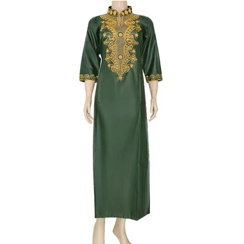 NEMOKAMAS PRISTATYMAS Abaja Afrikos Skraiste batikos audinio Ramadanas drabužių, Siuvinėjimas, Kaftan Jibab Islamo Musulmonų Suknelė galabia už women2611