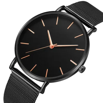 Laikrodžiai Mens 2020 Naują Ultra Plonas Laikrodžiai Elegantiškas Vyrų Verslo Nerūdijančio Plieno Tinklelio, Kvarco Žiūrėti Relogio Masculino Karšto Pardavimo Valandą
