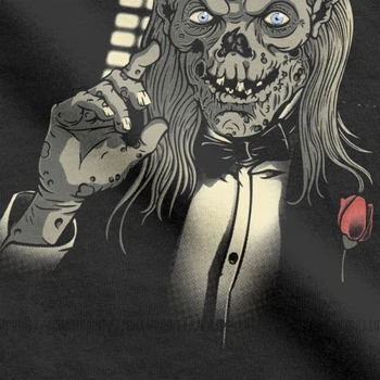 Į Cryptfather Filmą 80s Zombie Marškinėliai vyriški Medvilnės Derlius T-Shirt Siaubas, Baisu Halloween Tee Marškinėliai trumpomis Rankovėmis Drabužius