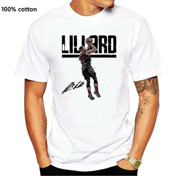 Drabužių 500 LYGIS Damian Lillard Shirt, Derliaus Portland Krepšinio Vyrų Drabužiai Damian Lillard Hyper 4275