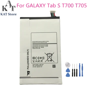EB-BT705FBE 4900mAh Tablet Akumuliatorius Skirtas Samsung GALAXY Tab S 8.4 SM T700 T705 Baterijos Pakeitimo Aukštos Kokybės AAA Dovana Įrankiai